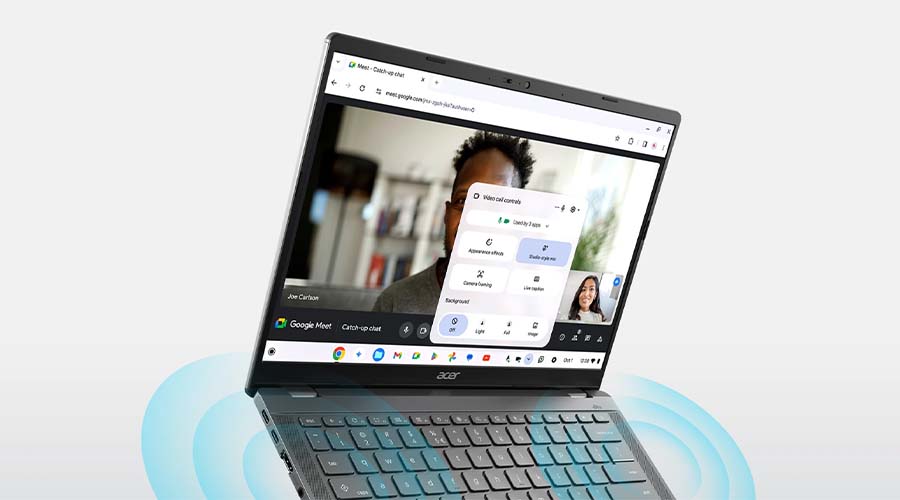 Chromebook Plus Enterprise 714 âm thanh video